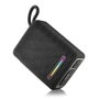 NGS Roller Furia 1 Altavoz Bluetooth con luces RGB, 15W, Negro